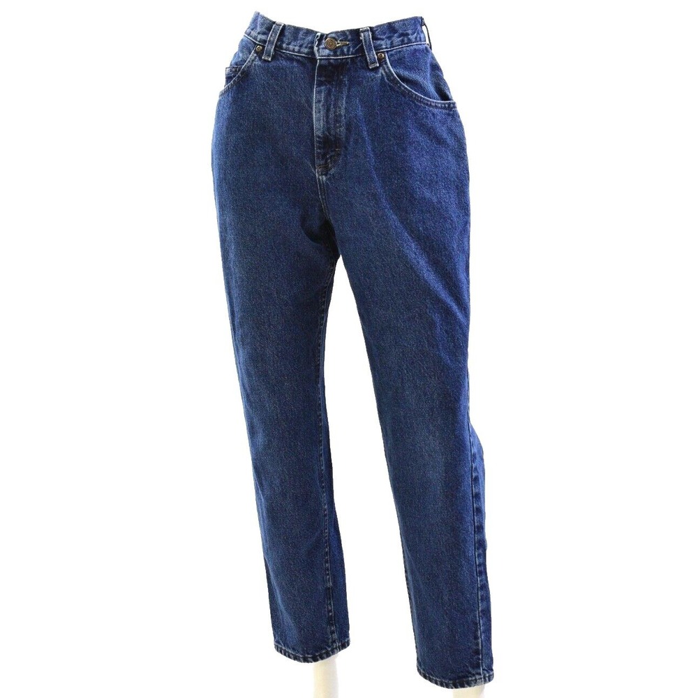 90s Vintage Lee Riders Straight Leg Jeans Womens 6 Blue High Waisted Denim